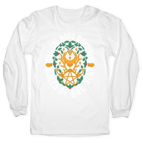 Yule, The Most Wonderful Wheel of The Year Longsleeve Tee